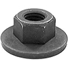 FREE SPINNING WASHER NUTS, M8-1.